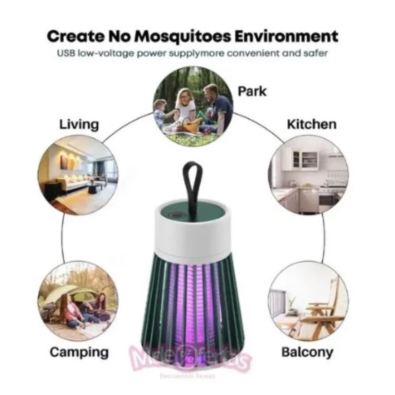 Miniatura 8 de Lampara Matamoscos Usb Repelente De Mosq